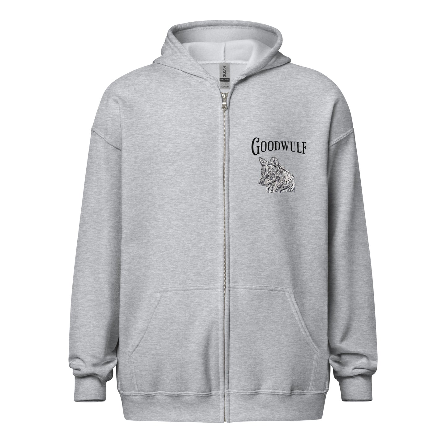 GoodWulf Art & Passion Unisex zip hoodie